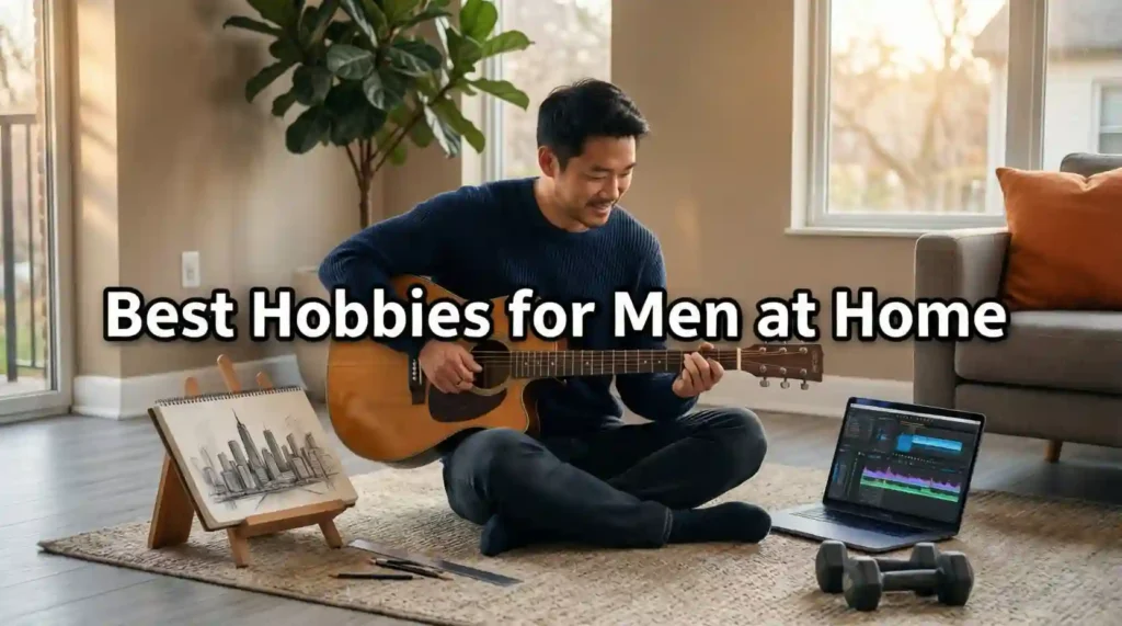 best hobbies for men at home​ image